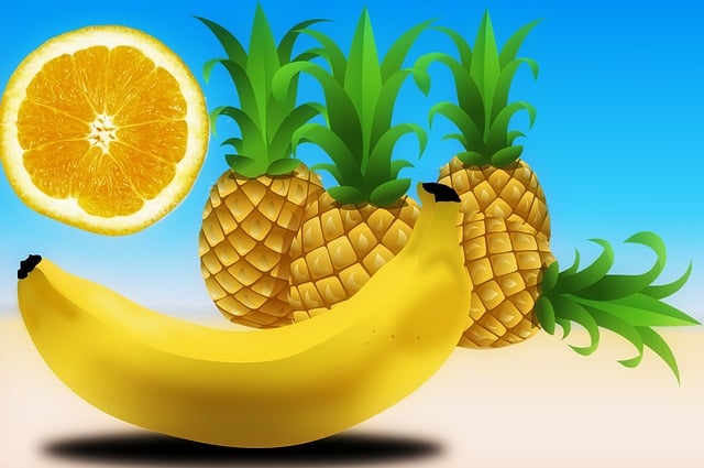 Ananas, Tropisk, Frugt, Mad, Spiselig