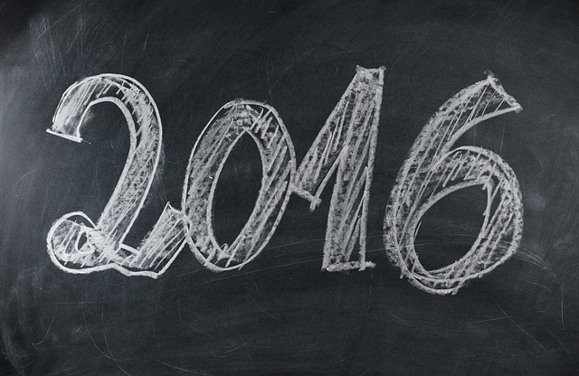 Free board blackboard new year's day illustration