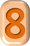 numbers, button, shape