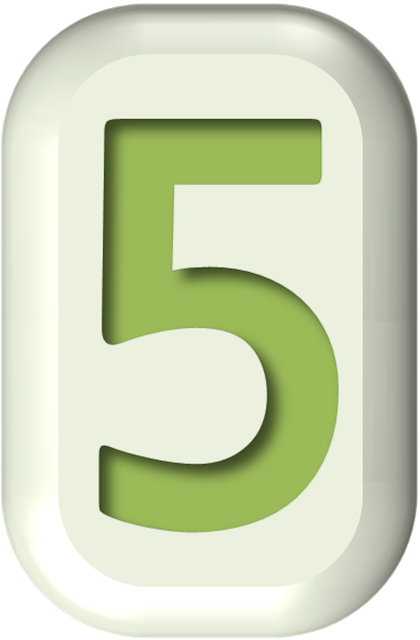 Free Number Button illustration and picture