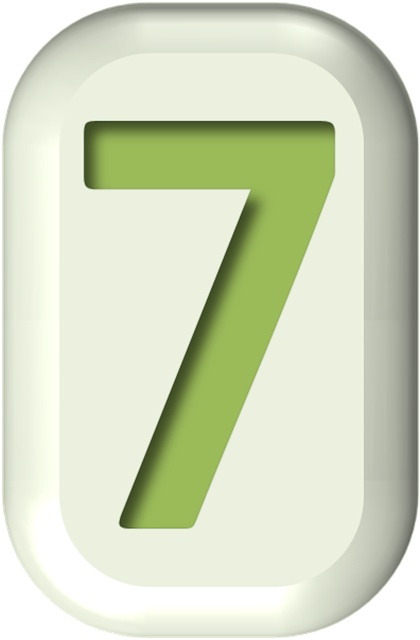 Free Number Button illustration and picture