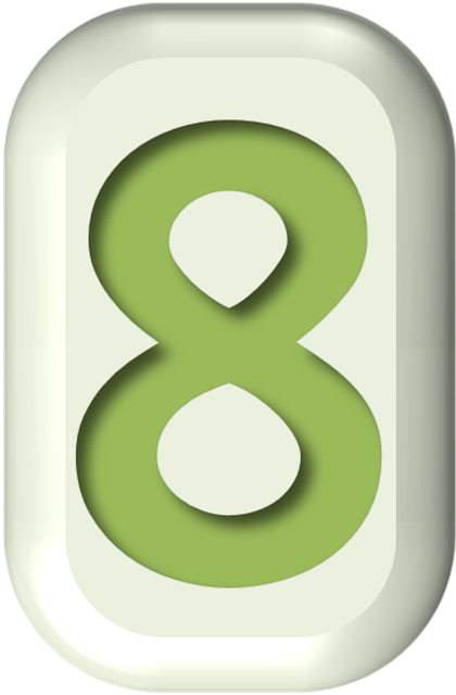 Free Number Button illustration and picture