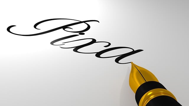 Download free HD stock image of Calligraphy Feather Free calligraphy feather pen illustration