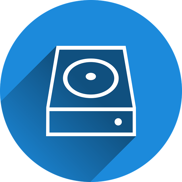 Free hard drive storage hardware vector