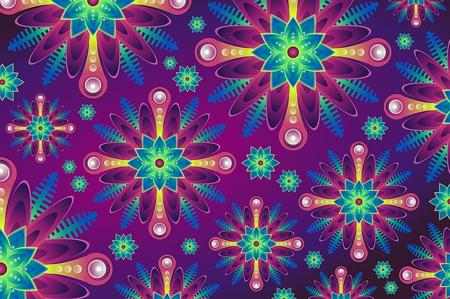 Free background floral background texture illustration