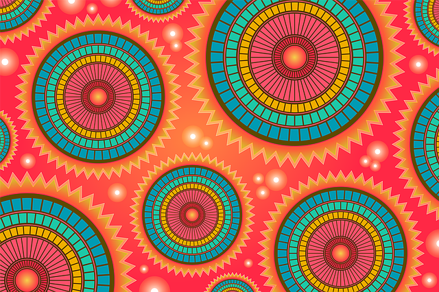 Fundo, Textura, Mosaico, Rosa