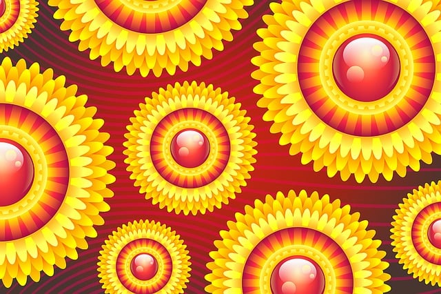 Free floral abstract background illustration