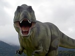 t rex, dinosaur, park