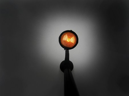 Lys, Stolpe, Lampe, Elektrisk, Gade, Nat