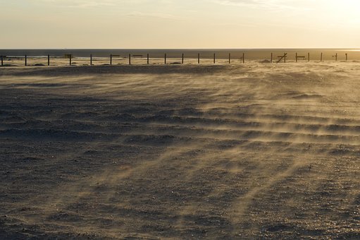Strand, Sand, Sol, Sandstrand, Vind