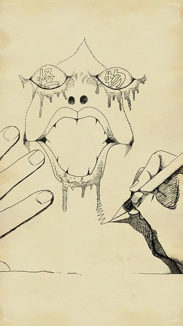 Free monster bad guy fairy tale illustration