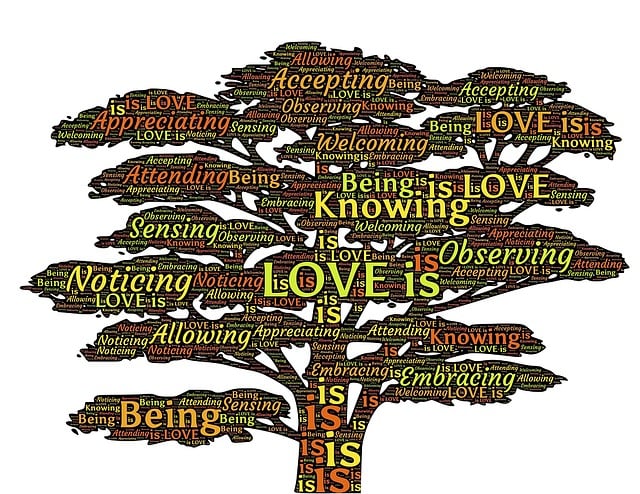 Free love tree knowing illustration