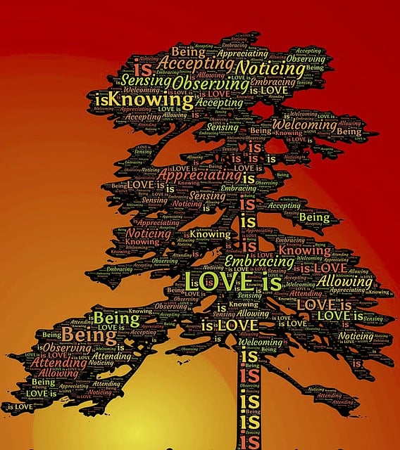 Free love tree knowing illustration
