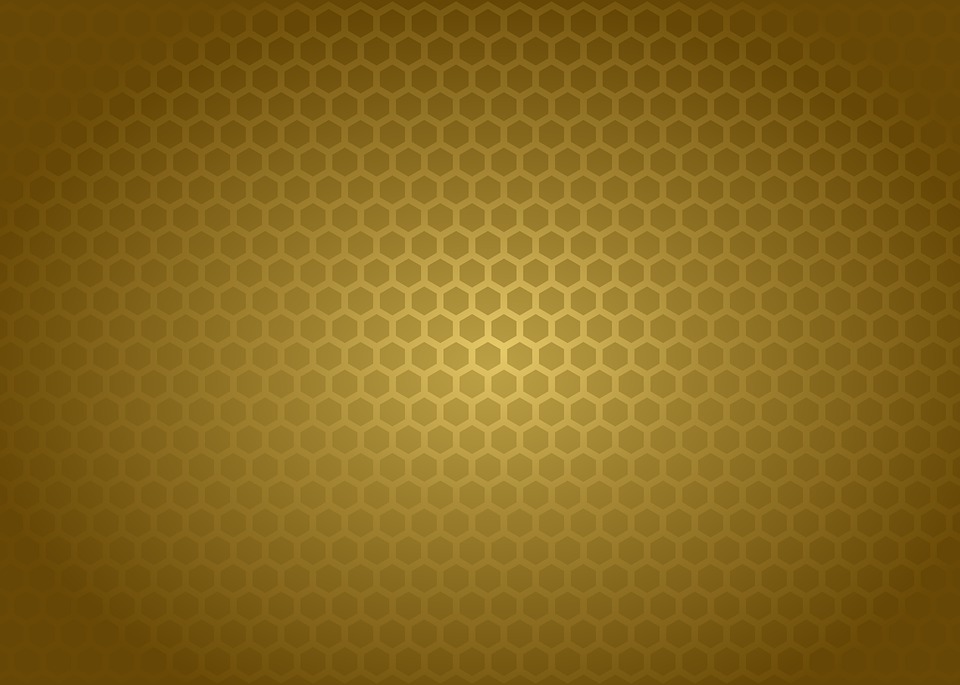 Goldie Hexagon Pattern Gold · Free vector graphic on Pixabay