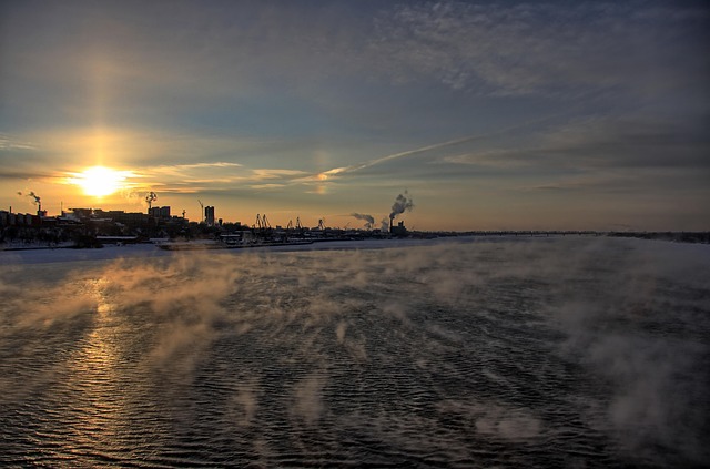 Kama, Solnedgang, Natur