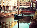 fishing boat, eel shocker, port