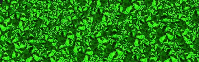 Free four leaf clover vierblättrig happiness illustration