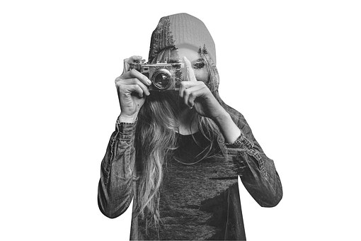 Free Girl Camera illustration and picture