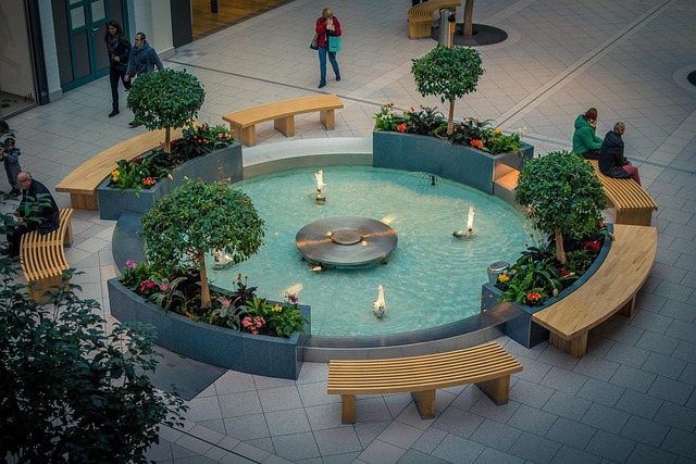 Free Fountain Mall photo and picture
