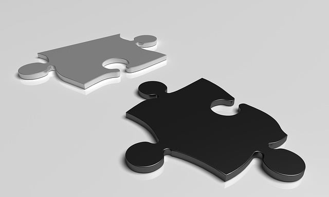 Download free HD stock image of Puzzle Black Free puzzle black white illustration