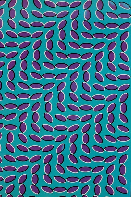 Free optical ilusion flicker blue illustration