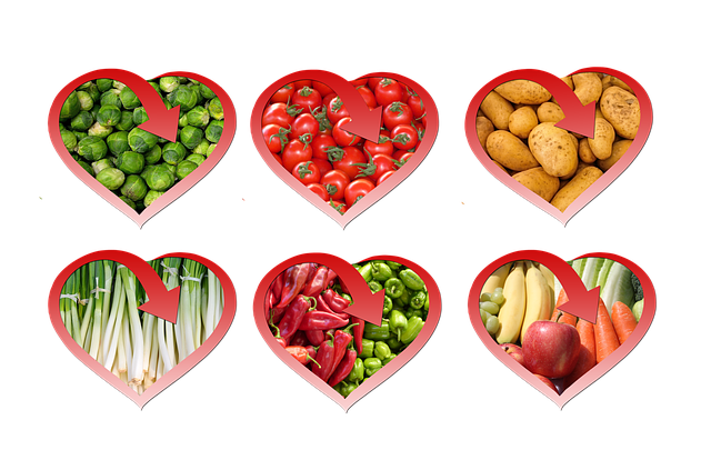 Free fruit vegetables health illustration