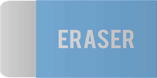 Free eraser phrases stationery vector