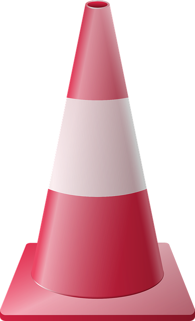 Free rubber cone parking cone parking vector