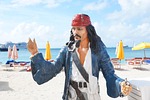 pirate, statue, jack sparrow