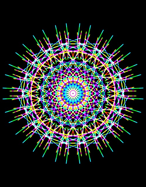 Free Spirograph Colors illustration and picture