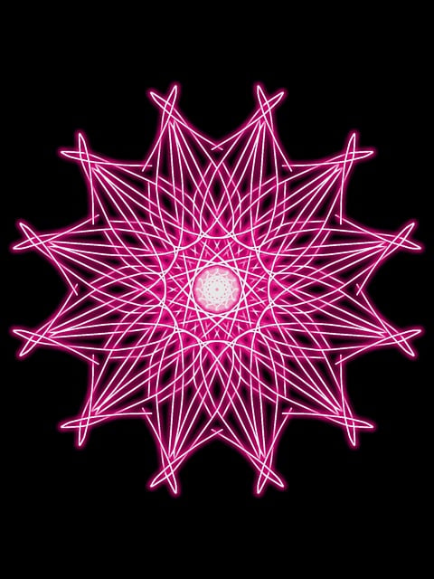 Free Spirograph Pink illustration and picture
