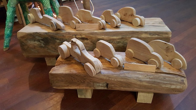 Free Wooden Toy Car photo and picture
