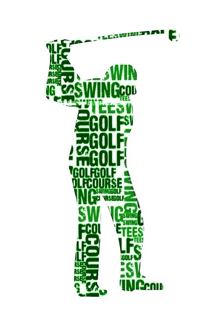 Free golf sport silhouette illustration