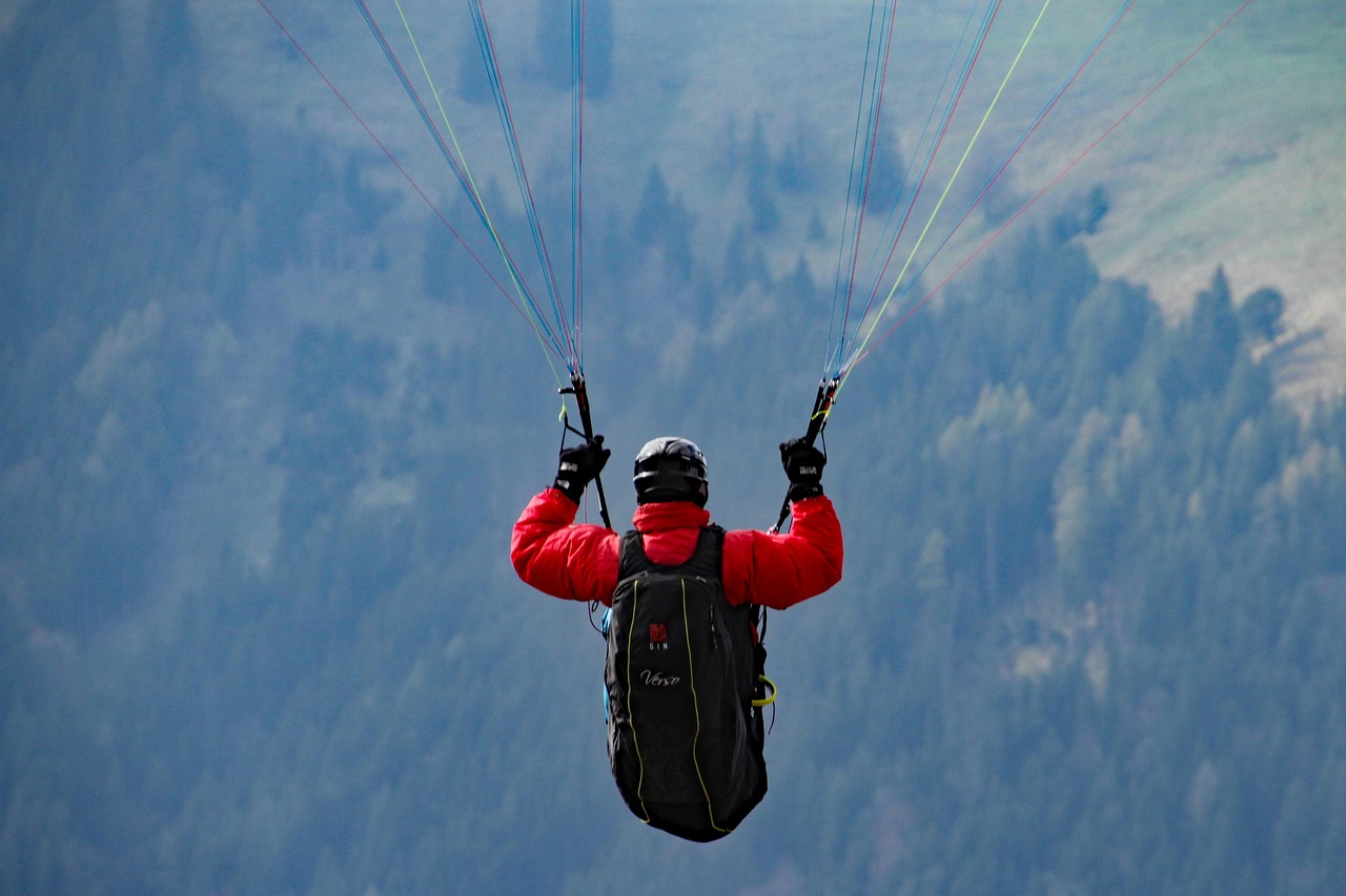 Paraglider - free online jigsaw puzzle photo