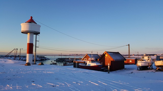 Free Harbour Winter photo and picture