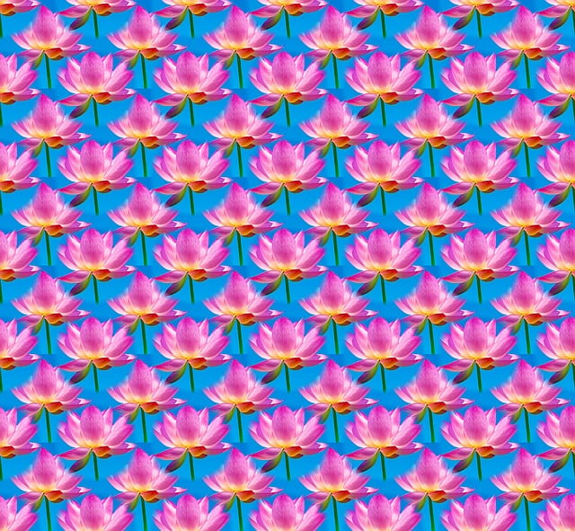 Free seamless flower nature illustration
