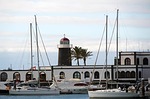marina rubicon, lighthouse, port