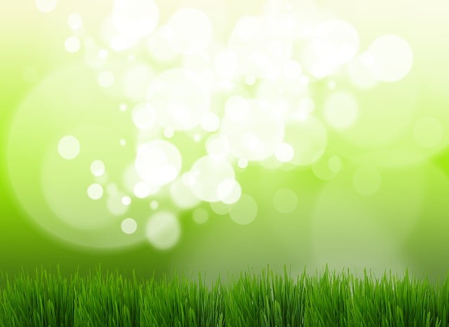 Free bokeh easter background illustration