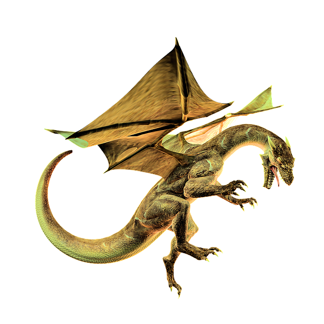 Free dragon fantasy reptile illustration