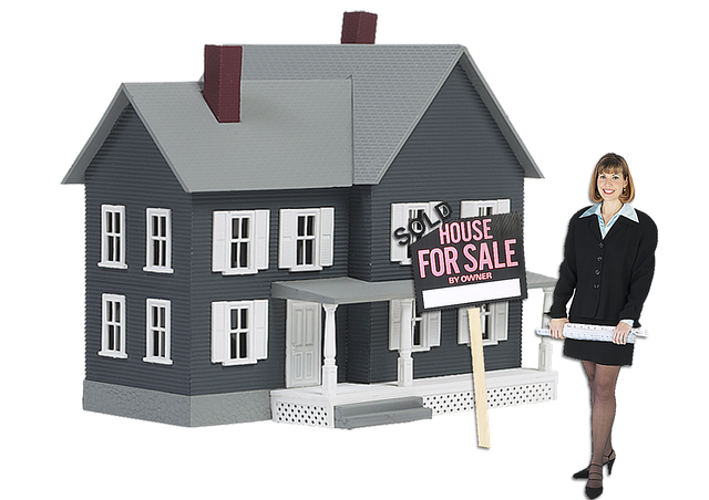 Free realty house sell illustration