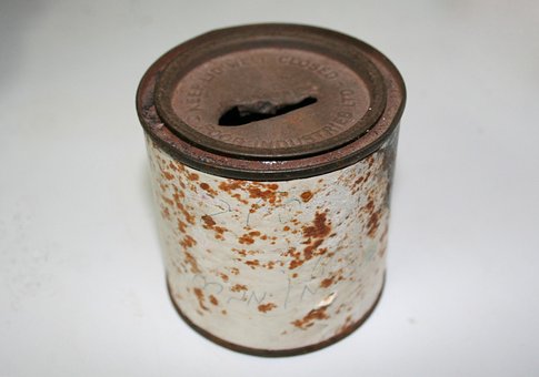Free Money Box Tin photo and picture