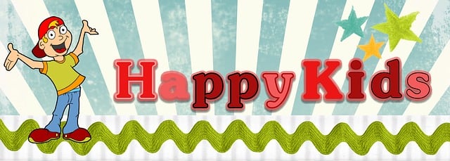 Free children web banner illustration