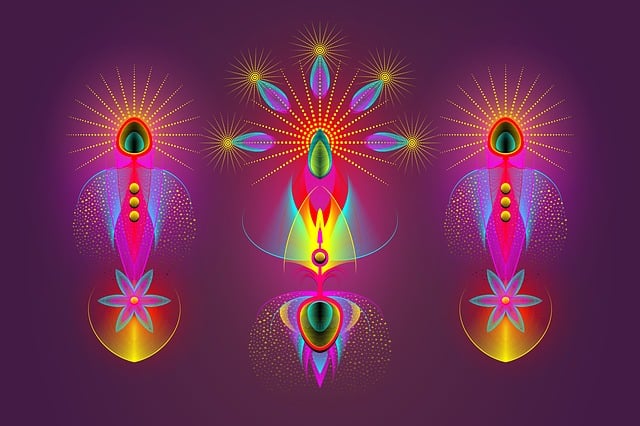 Free abstract bright colorful illustration