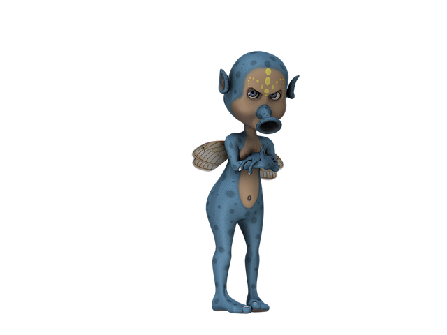 Free figure fantasy figure alien illustration