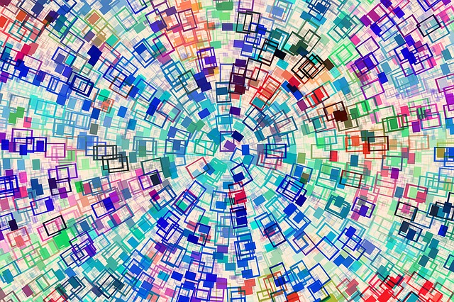 Free colour abstract rectangle illustration