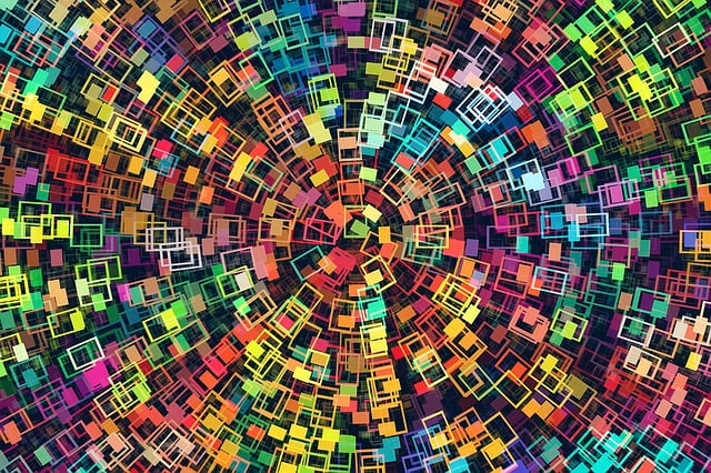 Free colour abstract rectangle illustration