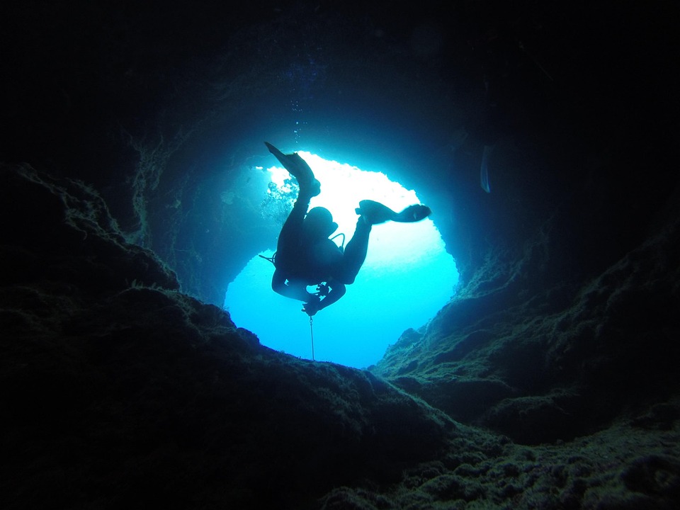 Resultado de imagen de cueva submarina