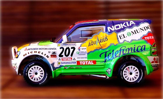 Bil, Alt Terræn, Samle, Sponsor, Reklame