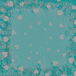 the background, blue, heart