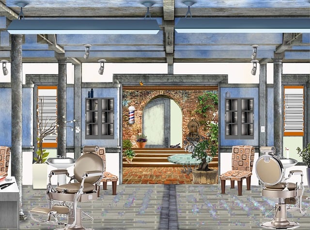 Free salon day-spa men illustration